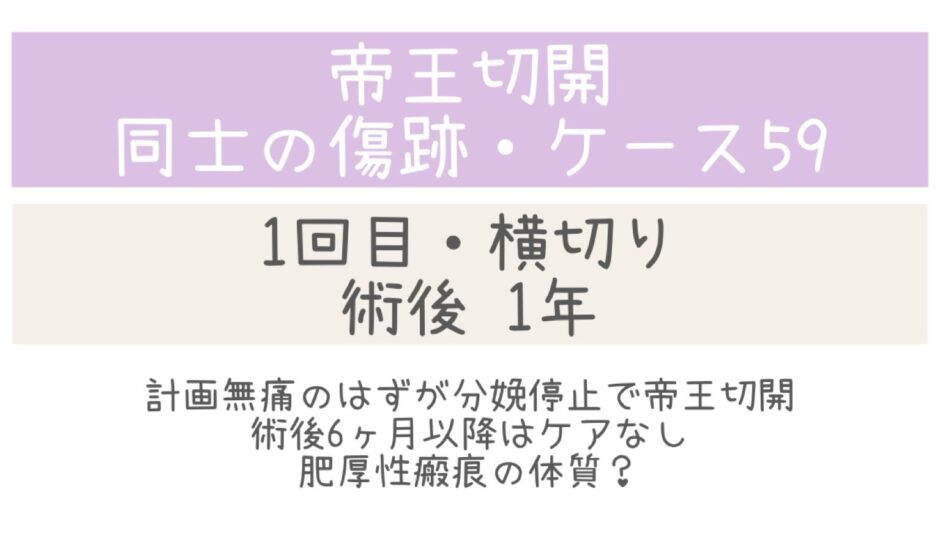 同士の傷跡59・1年